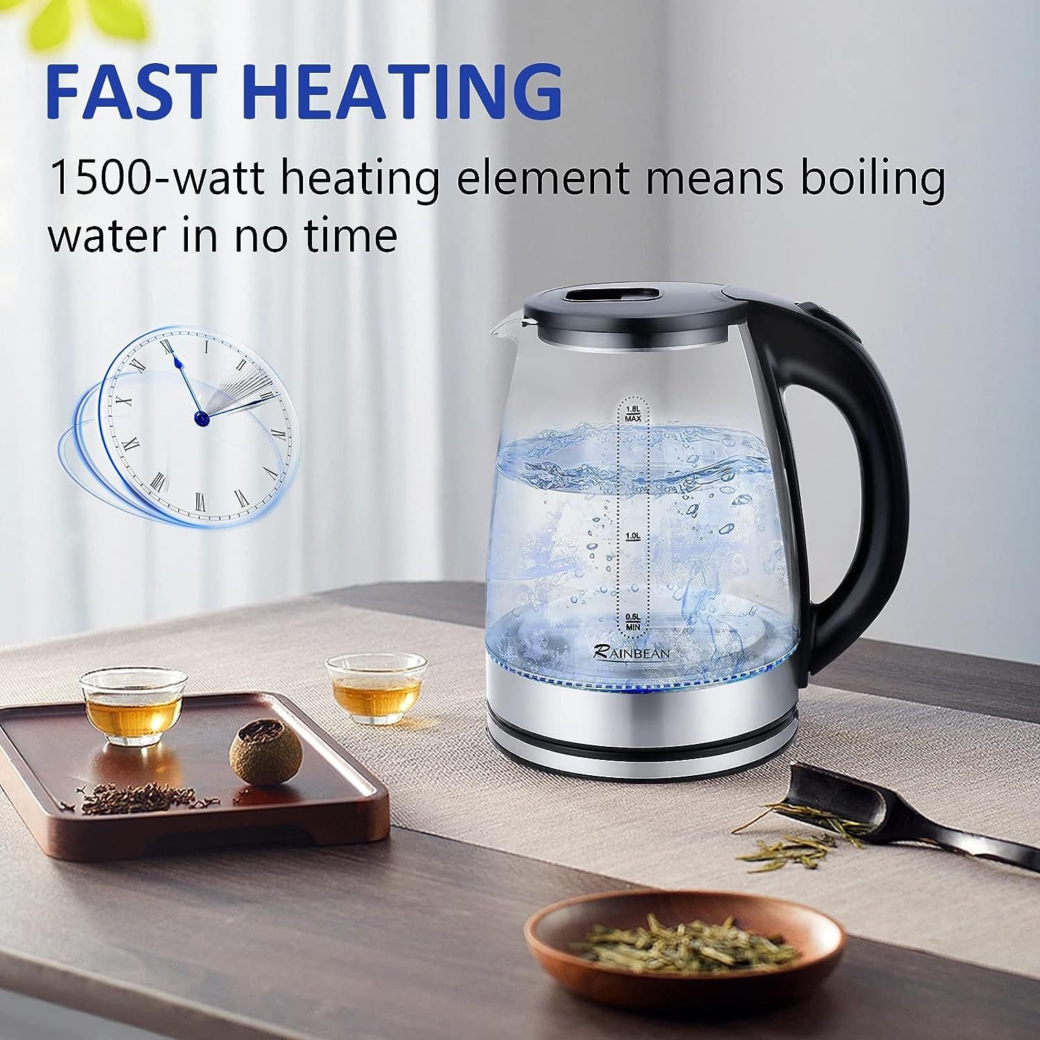 1.8L LED Electric Kettle