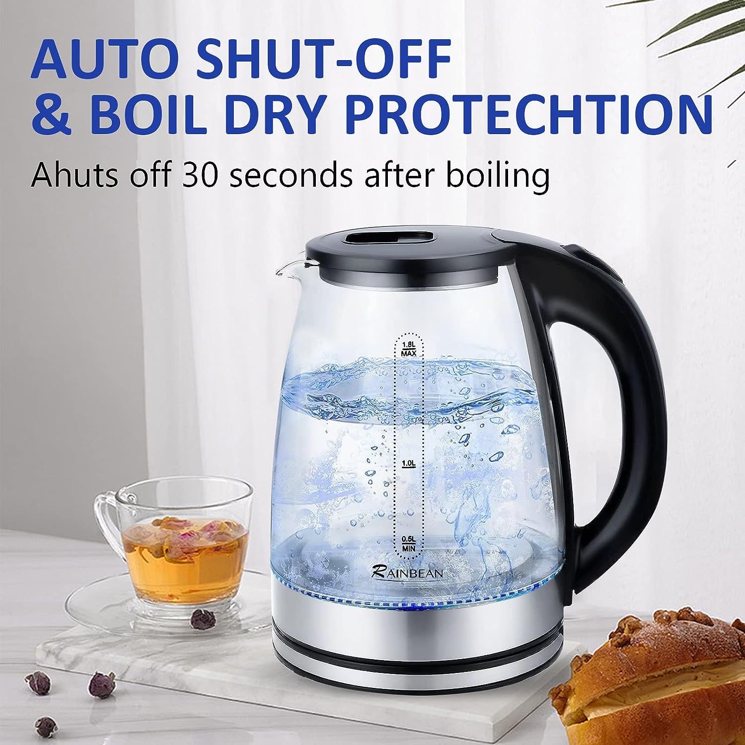 1.8L LED Electric Kettle