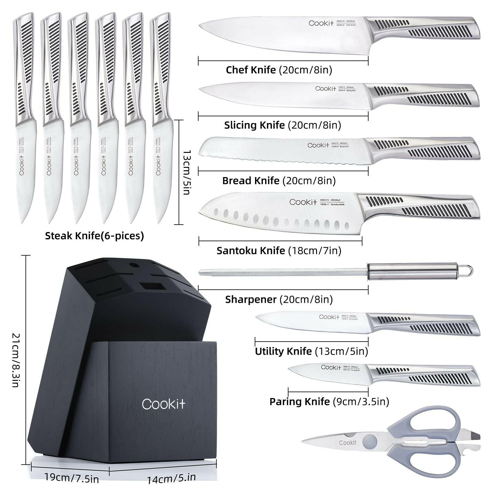 15 German Steel Knife set