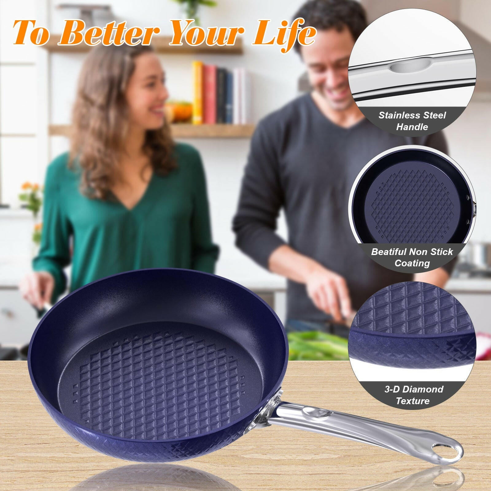 3-Piece Non-Stick Pan Set