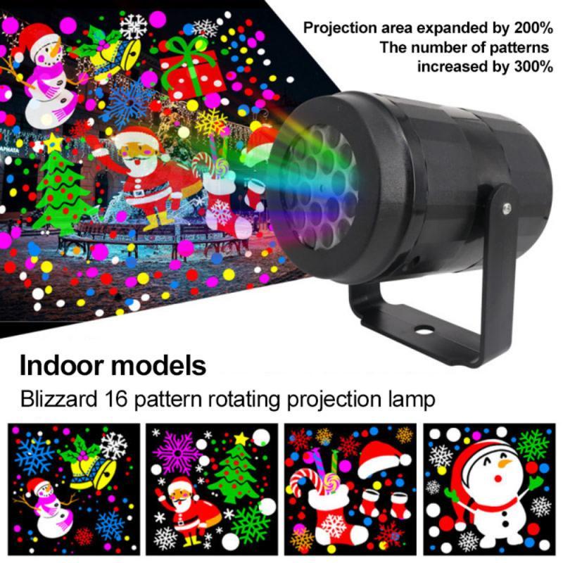 Christmas party lights projector