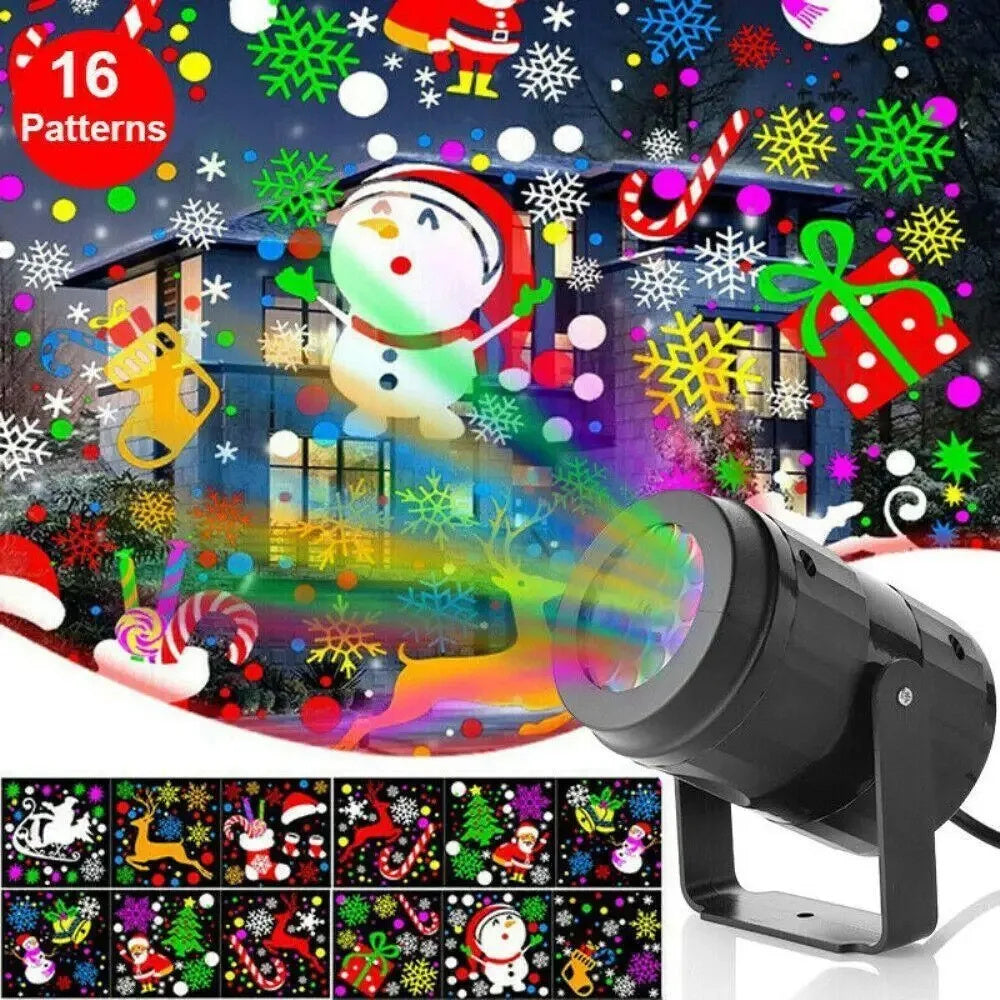 Christmas party lights projector