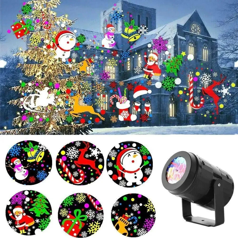 Christmas party lights projector