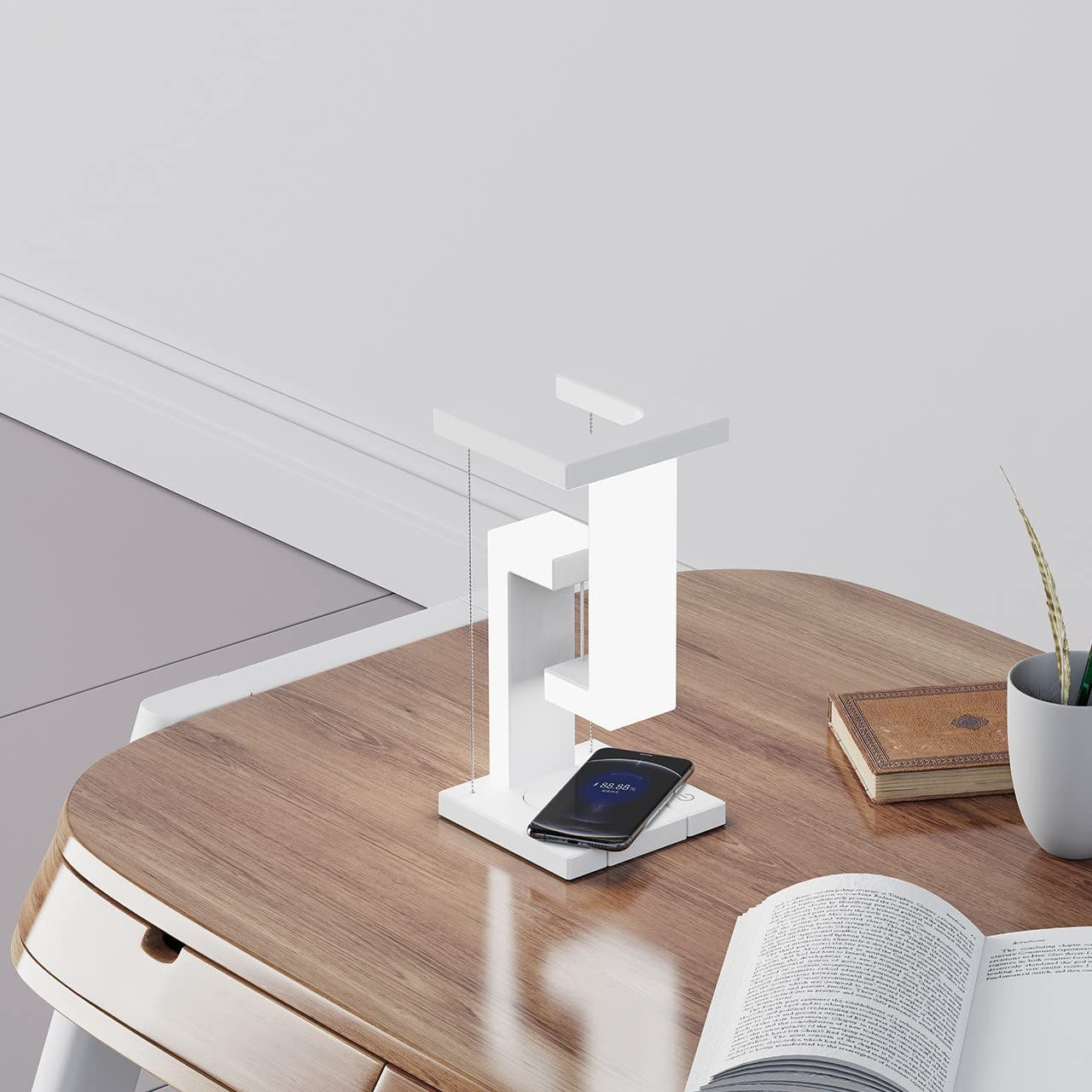 Floating wireless charging Lamp