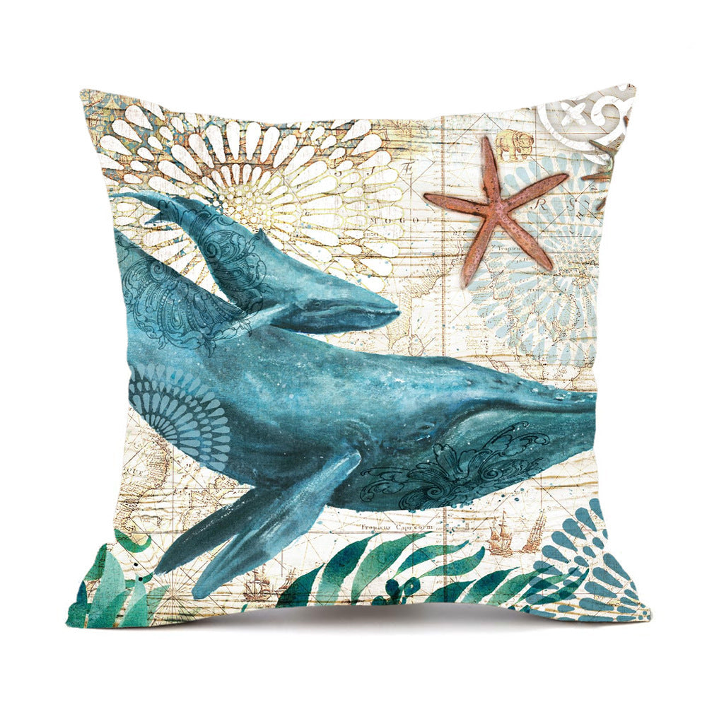 Sea Turtle Throw Pillow cover