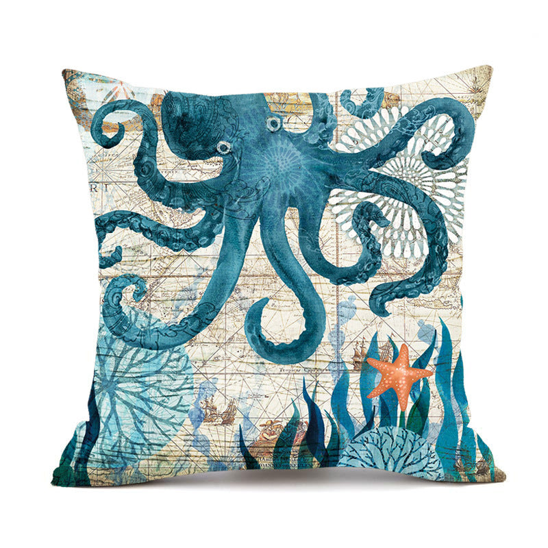 Sea Turtle Throw Pillow cover