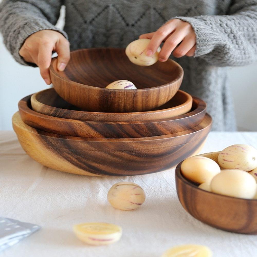 Wooden bowls